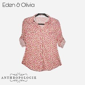 Eden & Olivia Anthropologie adorable button-down sz S
